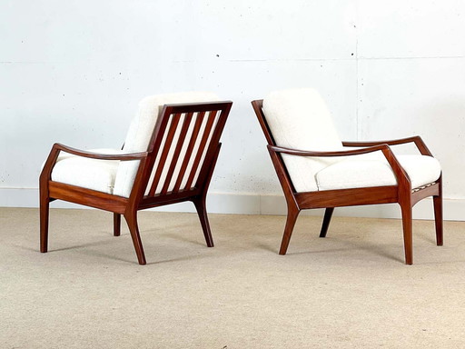 Van Treight Pair of Lounge Chairs (New Upholstery)