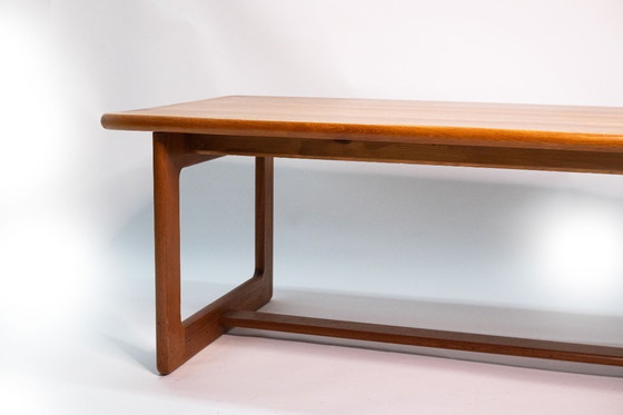 Image 1 of Mid-century solid wood coffee table