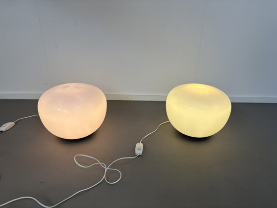 Image 1 of Set aus 2 Jonisk IKEA Stehlampen/Hockern, Design Carl Öjerstam 2002