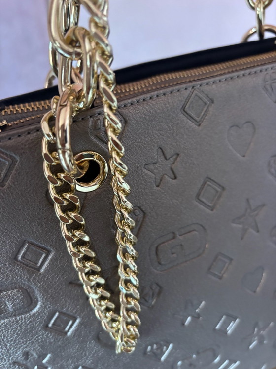 Borsa Shopping Gio Cellini Milano - Color Bronzo, Borse tote, Metallo, Skai, Marrone (foto 3 di 15)