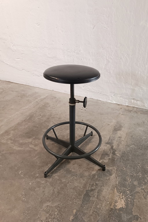 Tabouret pivotant industriel Sipe, Italie, milieu du siècle
