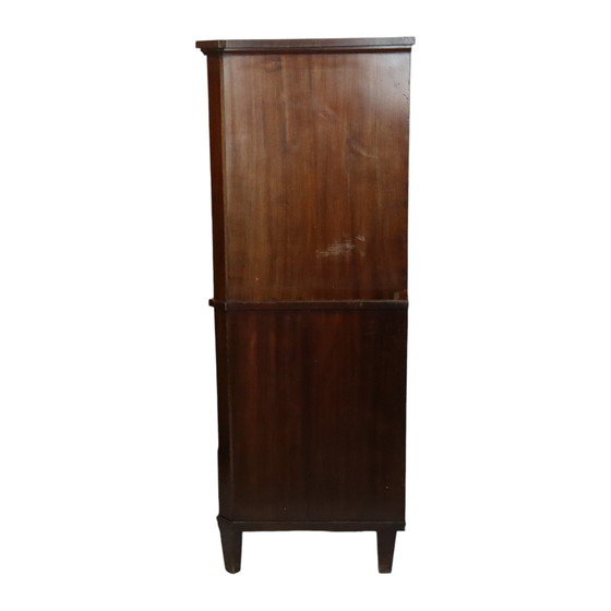 Image 1 of Drawer Cabinet Chiffonnière Flamed Mahogany