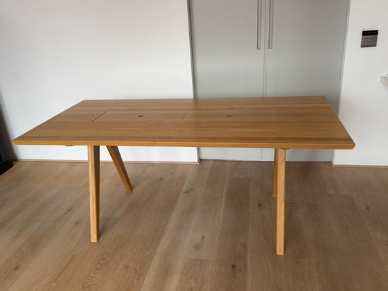 Remix Dining Table by The Hansen Family, Mdf, Wood, Brown (photo 6 of 8)