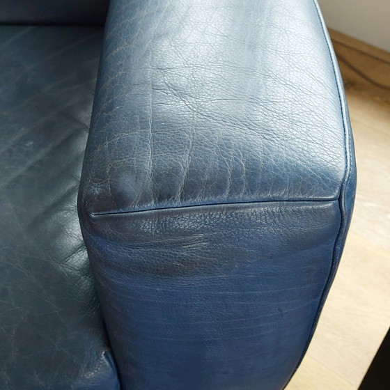 Image 1 of Fauteuil Longa - Gerard van den Berg Label Blauw Leer