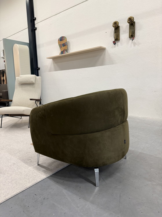 Image 1 of Gelderland 10040 Poltroncina Blend in pelle verde