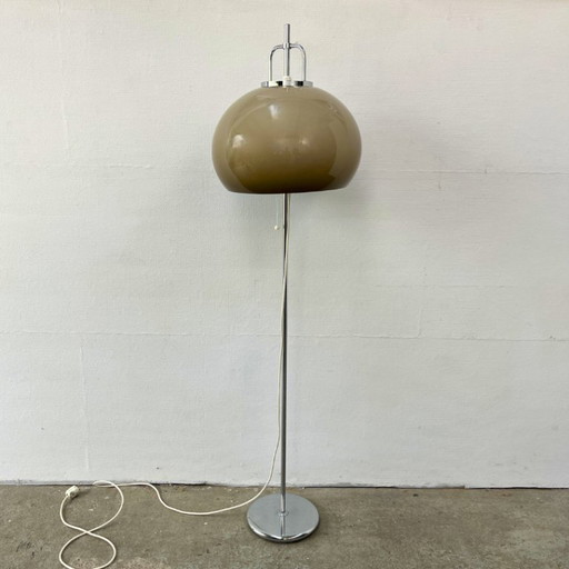 Design Floor lamp - mushroom, chrome - Brilliant Leuchten