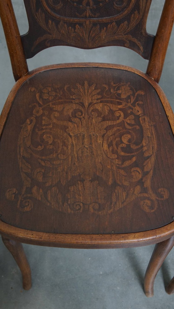 Image 1 of 4 x Antiker Jacob und Josef Kohn Bugholz Design Thonet Stuhl aus dem frühen 20.