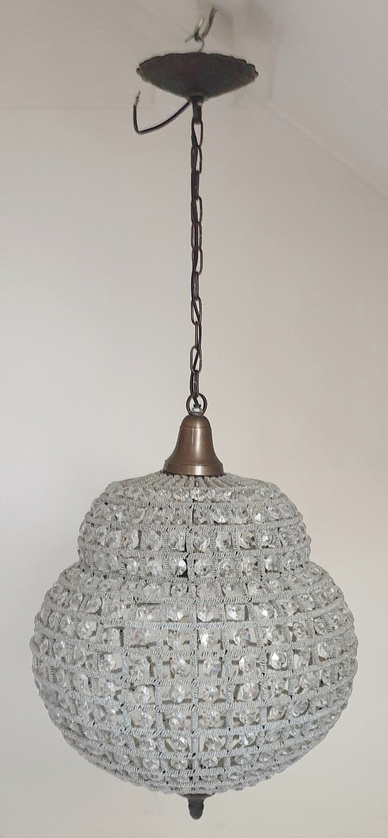 Grote Zeldzame Empire Stijl Kasbah Hanglamp Kristal – Hanglampen, Metal, Crystal (photo 16 of 26)