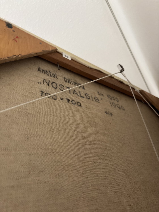 Image 1 of Authentique peinture à l'huile d'Anatol Ghimpu - Pièce de collection