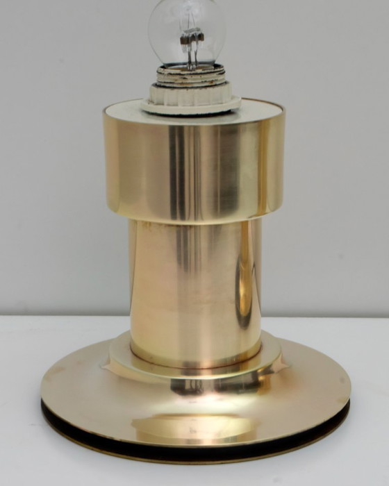 Image 1 of Pareja de lámparas de sobremesa italianas de latón de mediados de siglo, años 60