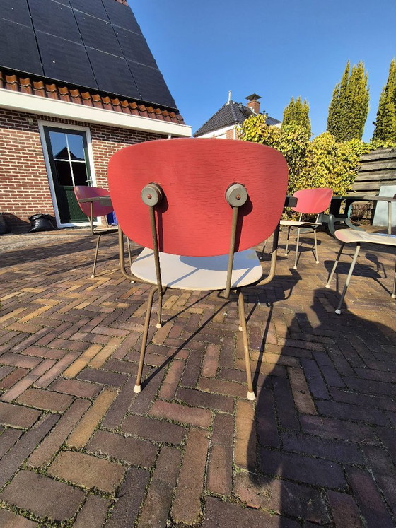 3x Gispen 216 y 4x Gispen 116 de Wim Rietveld Silla – Sillas de comedor, Wood, Metal (photo 4 of 5)