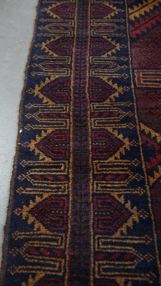 Image 1 of Vloerkleed Met Donkere Tinten 162x86cm