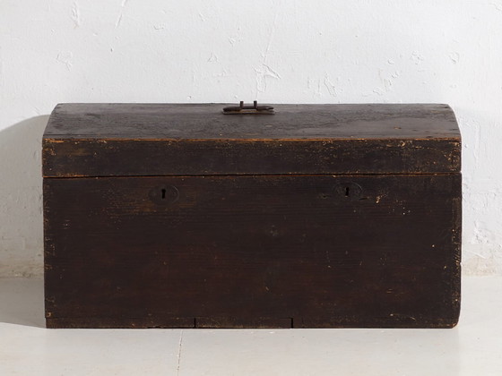 Antique chest with dark patina (c.1920) #10 – Chest of drawers, Rustic (photo 26 of 40)
