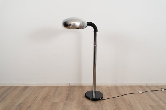 Image 1 of Chrome plated floor light