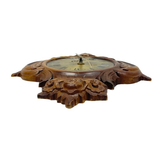 UPG Halle hanging wall clock – eclectic style, 1970s, in working order – Metal, Plastic (photo 6 of 9)