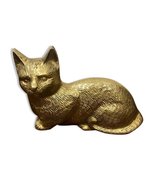 Brass cat