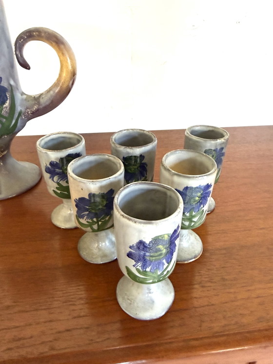 Image 1 of Vintage Vallauris thee servies ‘60