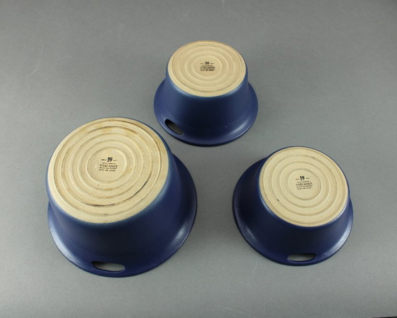 Image 1 of Turi Gramstad-Oliver (1938) - Turi Design - Decor Tor Viking - set of three deck dishes - made in Norway 