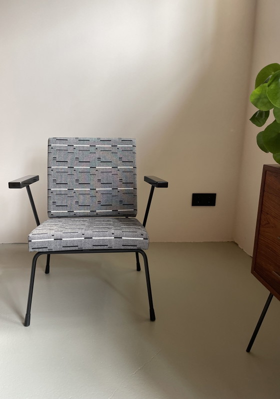 Gispen 1401 Armchair With Ottoman 1801 – Metal, Wool (photo 10 of 10)