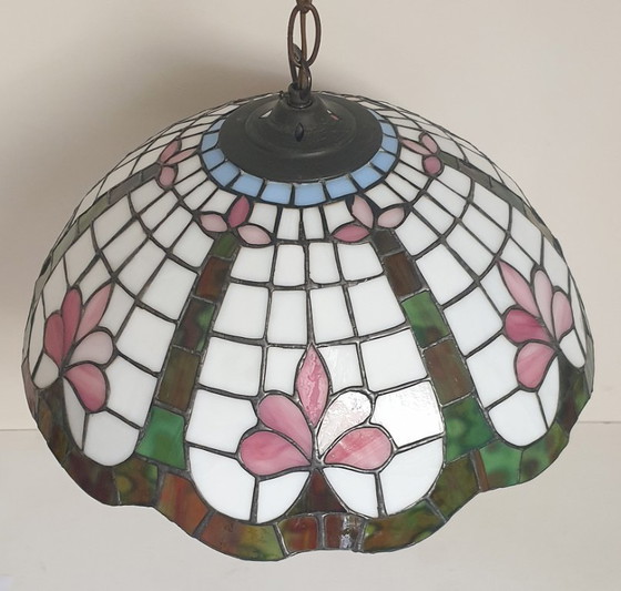 Stained Glass - Tiffany Style Lotus Flower Pendant Lamp (photo 50 of 65)