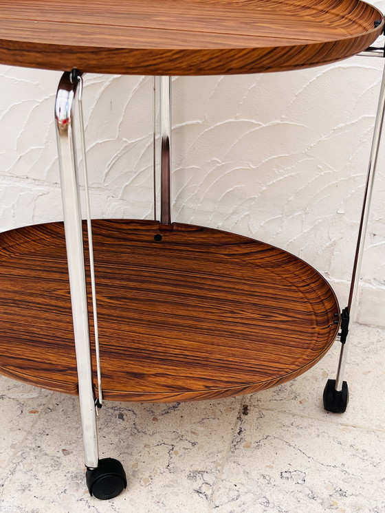 Image 1 of Oval folding sideboard