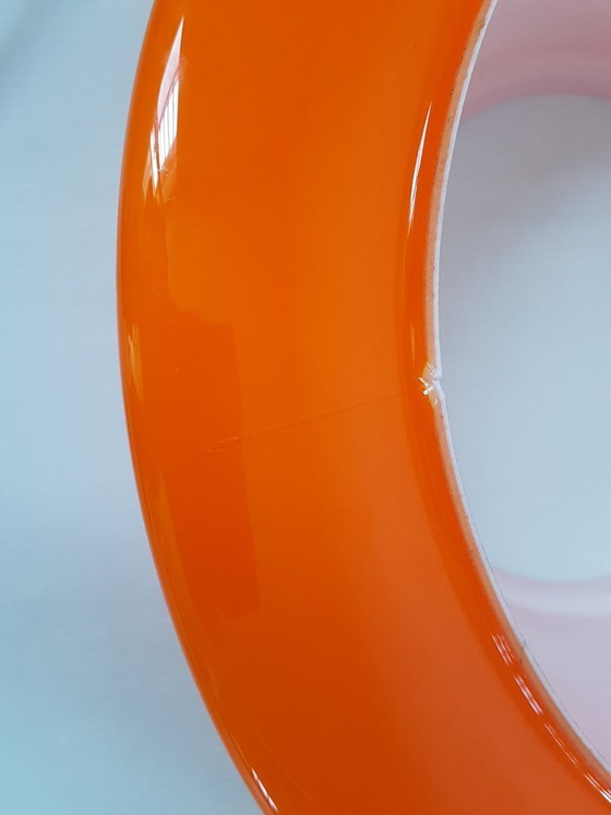 Image 1 of IMPORTANTE LAMPE DE SOL OU A POSER 1970 EN VERRE VINTAGE SPACE AGE POP 70'S 