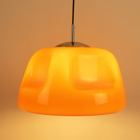 Image 1 of Funky Orange Space Age Pendant Lamp