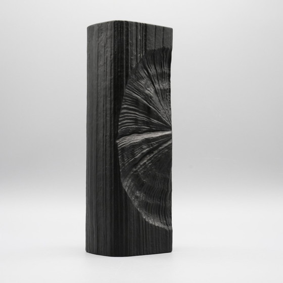 Image 1 of Martin Freyer Rosenthal Studio Line Brutalist Bisque Porcelaine Noire Vase Duo