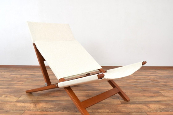 Image 1 of Mid-Century Danish Easy Chair / Lounger by Lauge Vestergaard for Cado, 1960s.