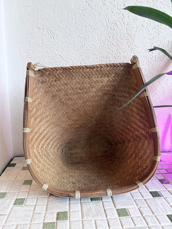 Image 1 of Vintage mand - Plantenhanger 