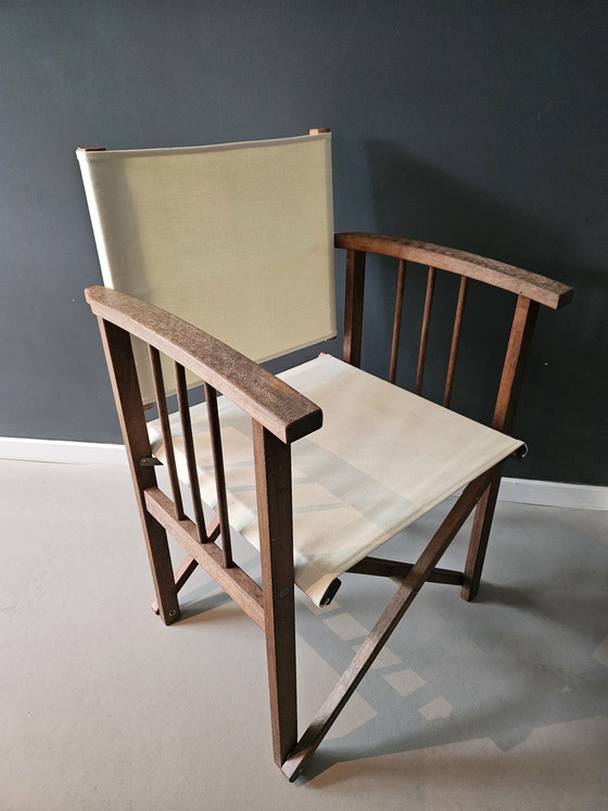 Image 1 of Vintage Danish director's chair, Hyllinge Møbler, 1970s