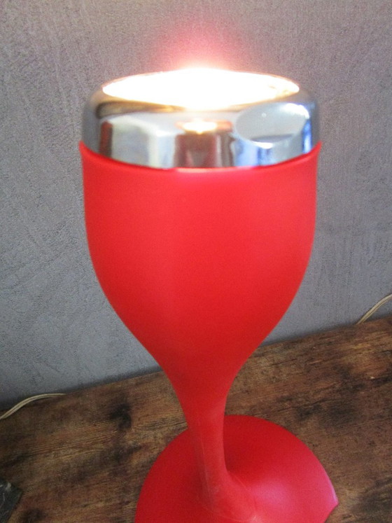 Vintage IKEA Flamma, Carl Ojerstam 90's – Table lamps, Plastic, Chrome (photo 4 of 8)