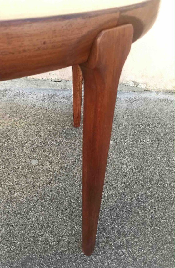 Table à manger 4 à 8 personnes + 4 chaises de Niels Vodder Années 60 – Salles à manger complètes, Wood, Skai (photo 5 of 29)