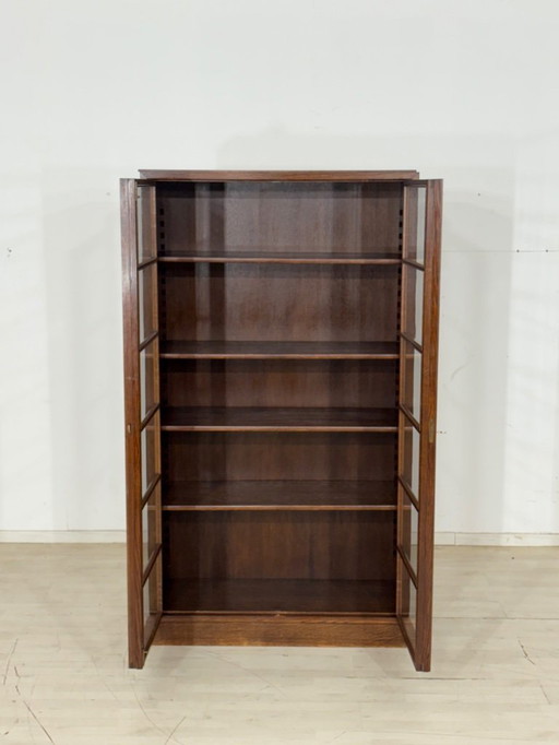 Art déco Vitrine Armoire Armoire vitrine en bois 1940