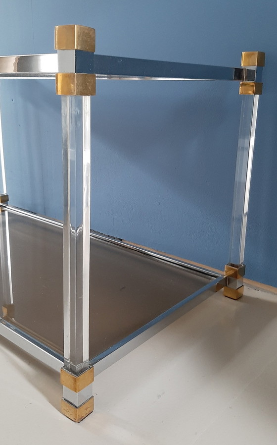 Image 1 of Tavolino da caffè/tavolino laterale Belgochrom anni '70