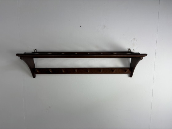 Image 1 of Vintage Wooden Coat Rack 1960s
