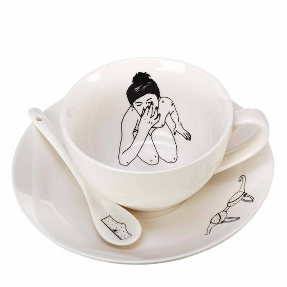 Image 1 of Pols Potten Undressed Tee Cups Set of 4