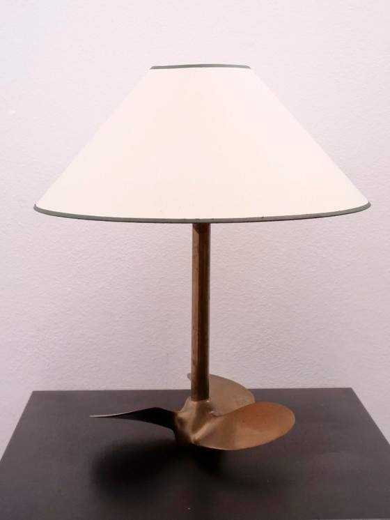 Image 1 of lampada decorativa nautica da mare, ottone massiccio