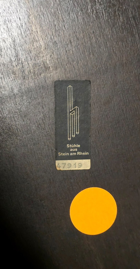 Image 1 of Set di 4 sedie - Bruno Rey (1935) - 1a edizione - 1960 Dietiker, Stein am Rhein