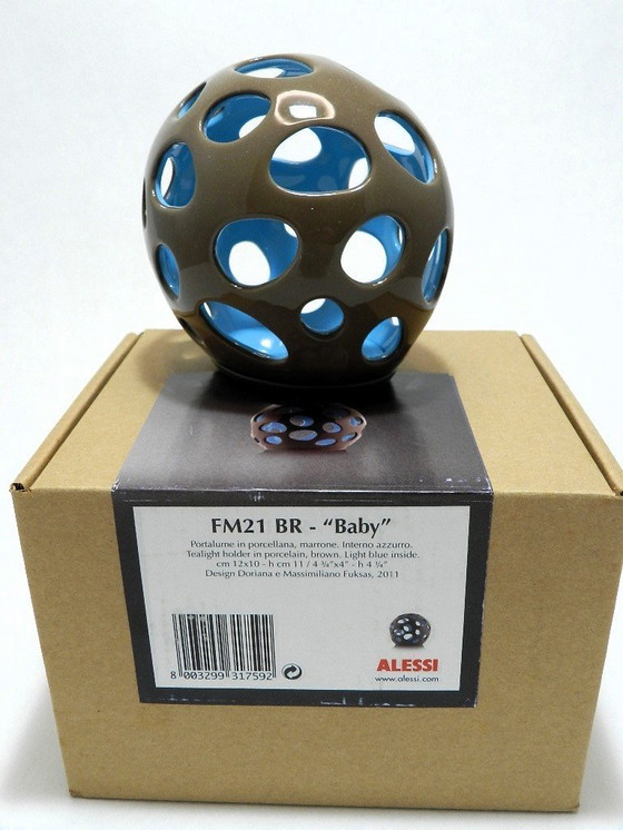 Image 1 of Alessi "BABY" Waxinelicht houder. Nieuw in doos. Zeldzaam!