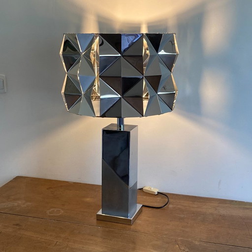 Vintage living room lamp. 1970s. Space age.