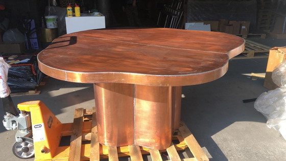 Tavoli da pranzo in rame interamente rivestiti in rame – poldrdesign, Legno (photo 5 of 9)