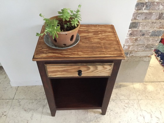 Table Chevet Vintage Pieds COMPAS – Tables de nuit, Wood (photo 17 of 17)