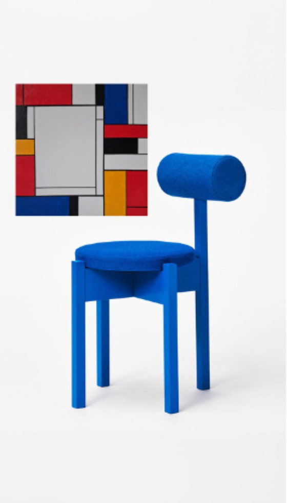 Abstrakte Malerei im Stil von Mondrian – Gemälde & Zeichnungen, Cotton (photo 4 of 8)