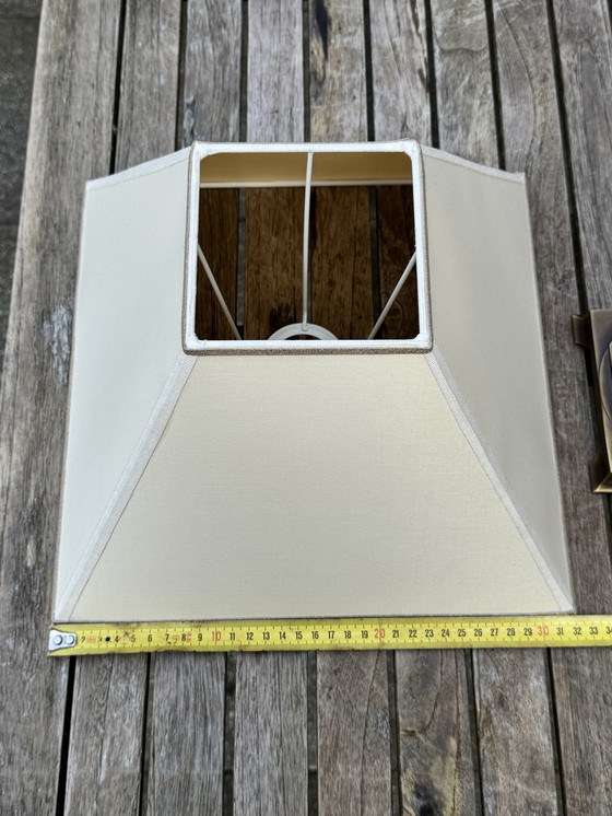 Image 1 of 🔷 UNICUM | Il Paralume Marina Bronze Table Lamp | Italian Design | Murano Glass | 1987-1995