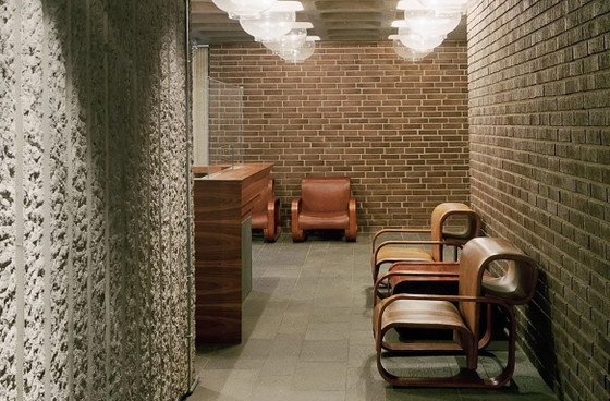 Pair of J. Bočan Brutalist Lounge Chairs for the Czechoslovak Embassy, Stockholm – Armchairs, Wood (photo 21 of 23)