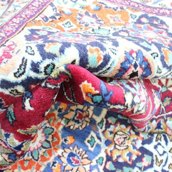 Image 1 of Hand-knotted Persian carpet Mashhad 370x270