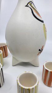 Image 1 of Servicio de cerámica Roger Capron Riviera Francesa Francia 1950