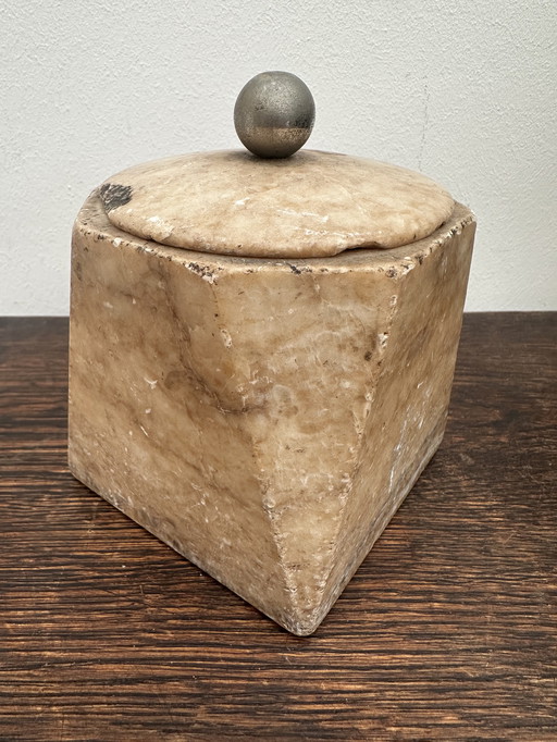 Tabatière en Marbre Art-Deco