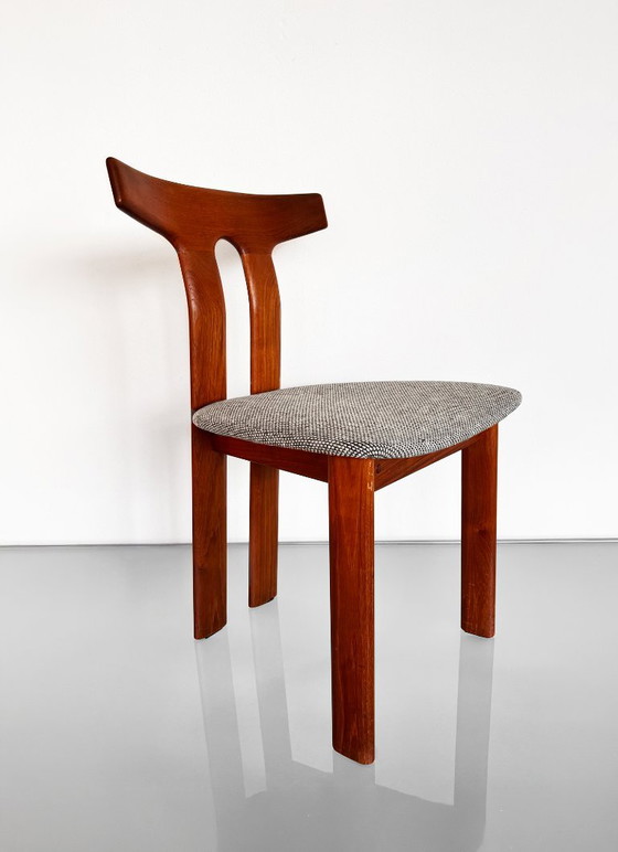 Juego de dos sillas T raras fabricadas en Dinamarca – A.B.J. Møbler, Sillas de comedor, Wood, Vintage (photo 15 of 20)